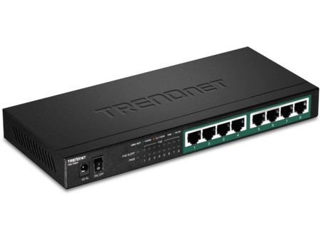 TRENDnet 8-Port Gigabit PoE+ Switch, 120W PoE Power Budget, 16Gbps Switching Capacity, IEEE 802.1p QoS, DSCP Pass-Through Support, Fanless, Wall Mountable, Lifetime Protection, Black, TPE-TG84 Cheap