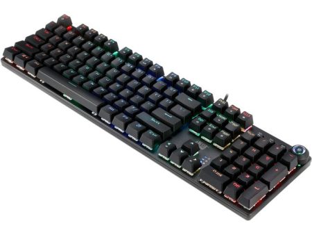 Adesso RGB Programmable Mechanical Gaming Keyboard with Detachable Magnetic Palmrest Cheap