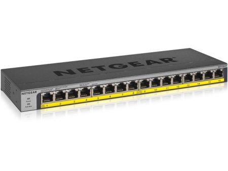 Netgear 16-Port 76W PoE PoE+ Gigabit Ethernet Unmanaged Switch For Sale