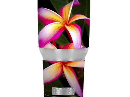 Plumeria RTIC 30oz Tumbler Skin on Sale