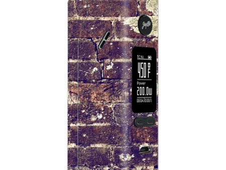 Aged Used Rough Dirty Brick Wall Panel Wismec Reuleaux RX 2 3 combo kit Skin For Discount