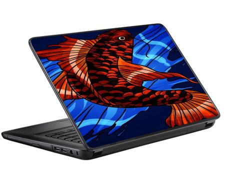 Koi Fish Traditional Universal 13 to 16 inch wide laptop Skin Online Sale