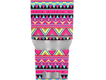 Aztec Pink RTIC 30oz Tumbler Skin Cheap