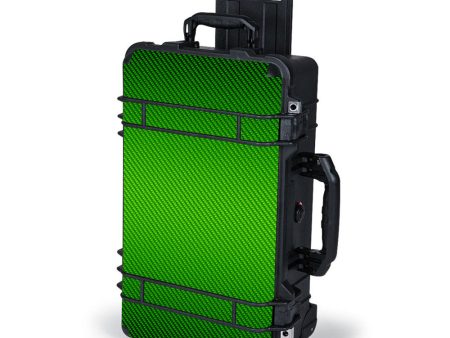 Lime Green Carbon Fiber Graphite Pelican Case 1510 Skin For Discount