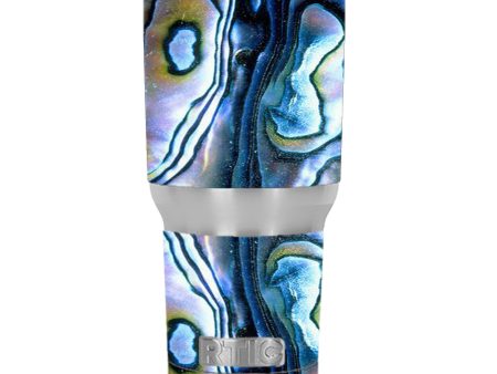 Abalone Aulon Sea Shells Pattern Crystal RTIC 30oz Tumbler Skin Supply