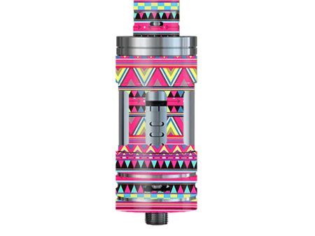 Aztec Pink Smok TFV4 Tank Skin Fashion