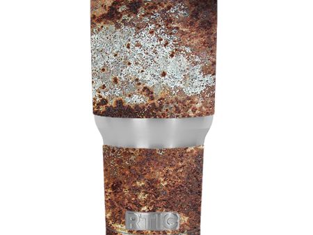 Rust Corroded Metal Panel Damage RTIC 30oz Tumbler Skin on Sale