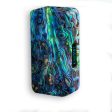 Abalone Shell Green Swirl Blue Gold Smok Kooper Plus 200w Skin For Discount