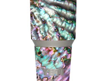 Abalone Pink Green Purple Sea Shell Yeti 30oz Rambler Tumbler Skin For Discount