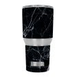 Black Marble Granite White RTIC 30oz Tumbler Skin For Discount