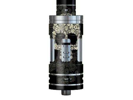 Flower Skull, Floral Skeleton Smok TFV4 Tank Skin For Discount