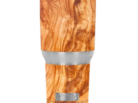 Marble Wood Design Cherry Mahogany RTIC 30oz Tumbler Skin Cheap