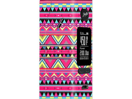 Aztec Pink Wismec Reuleaux RX 2 3 combo kit Skin For Sale