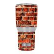 Red Brick Wall Rough Brickhouse RTIC 30oz Tumbler Skin Online