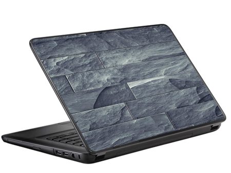 Grey Slate Panel Brick Wall Bricks Universal 13 to 16 inch wide laptop Skin Supply