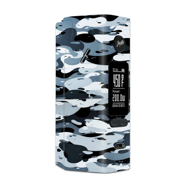 Grey Camouflage, Winter Camo Wismec Reuleaux RX 2 3 combo kit Skin For Discount