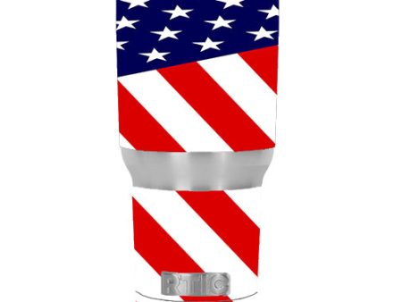 American Flag Usa RTIC 30oz Tumbler Skin Hot on Sale