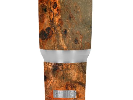 Rusty Metal Panel Steel Rusted RTIC 30oz Tumbler Skin Sale