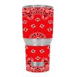 Red Bandana RTIC 30oz Tumbler Skin Discount