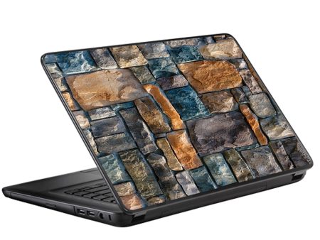 Aged Used Rough Dirty Brick Wall Panel Universal 13 to 16 inch wide laptop Skin For Cheap