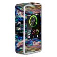 Abalone Blue Black Shell Design Laisimo L1 200w TC Skin For Cheap