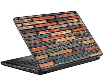 Colorful Brick Wall Design Universal 13 to 16 inch wide laptop Skin on Sale