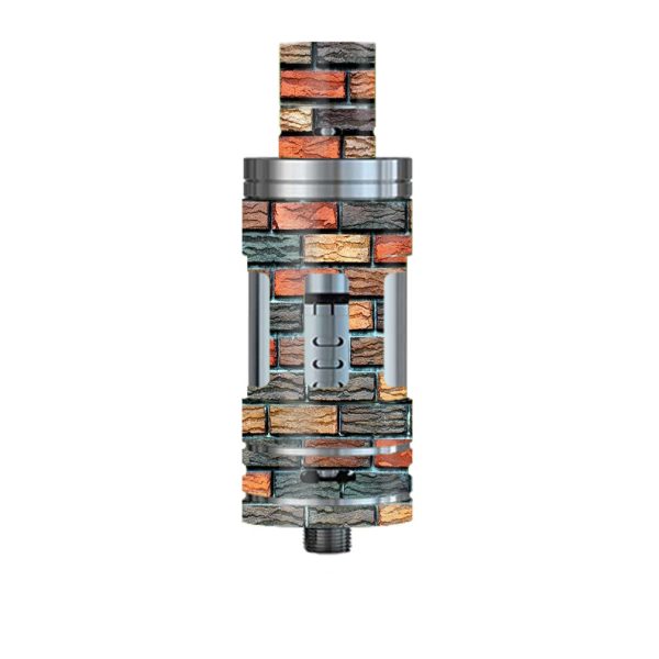 Colorful Brick Wall Design Smok TFV4 Tank Skin Supply