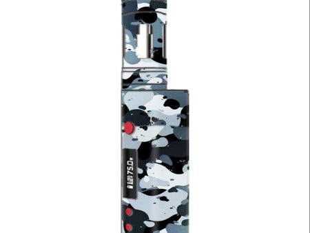 Grey Camouflage, Winter Camo Kangertech Topbox mini Skin on Sale