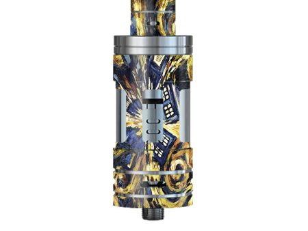 Tardis, Van Gough Smok TFV4 Tank Skin Fashion