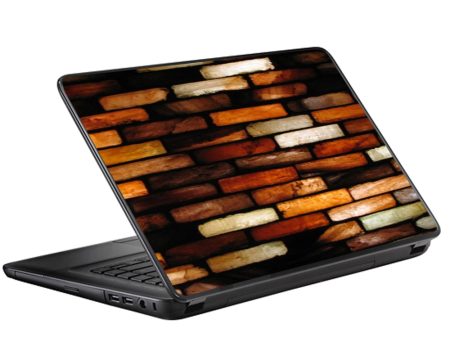 Stained Glass Bricks Brick Wall Universal 13 to 16 inch wide laptop Skin For Sale