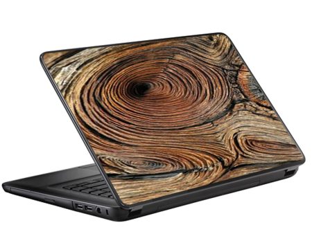 Wood Knot Swirl Log Outdoors Universal 13 to 16 inch wide laptop Skin For Cheap