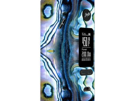 Abalone Aulon Sea Shells Pattern Crystal Wismec Reuleaux RX 2 3 combo kit Skin Cheap