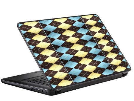 Argyle Pattern Universal 13 to 16 inch wide laptop Skin For Sale