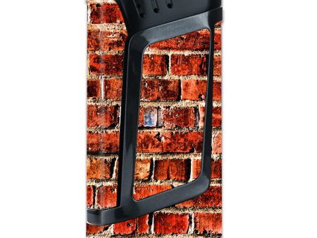 Red Brick Wall Rough Brickhouse Smok Alien 220W Skin For Sale